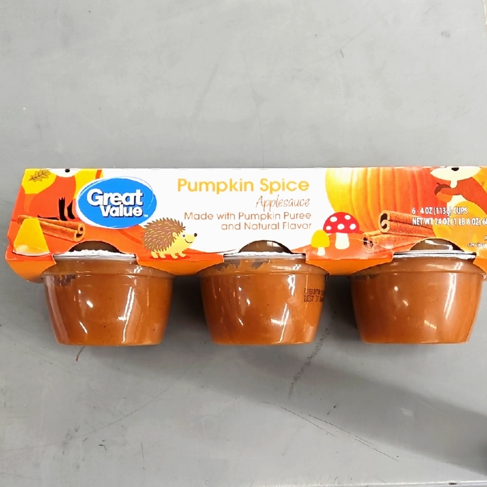 Pumpkin Spice Applesauce Cups - Brown